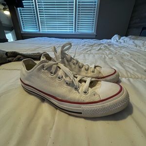 White converse sneakers